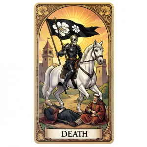 The Death tarot card from the Rider-Waite-Smith deck